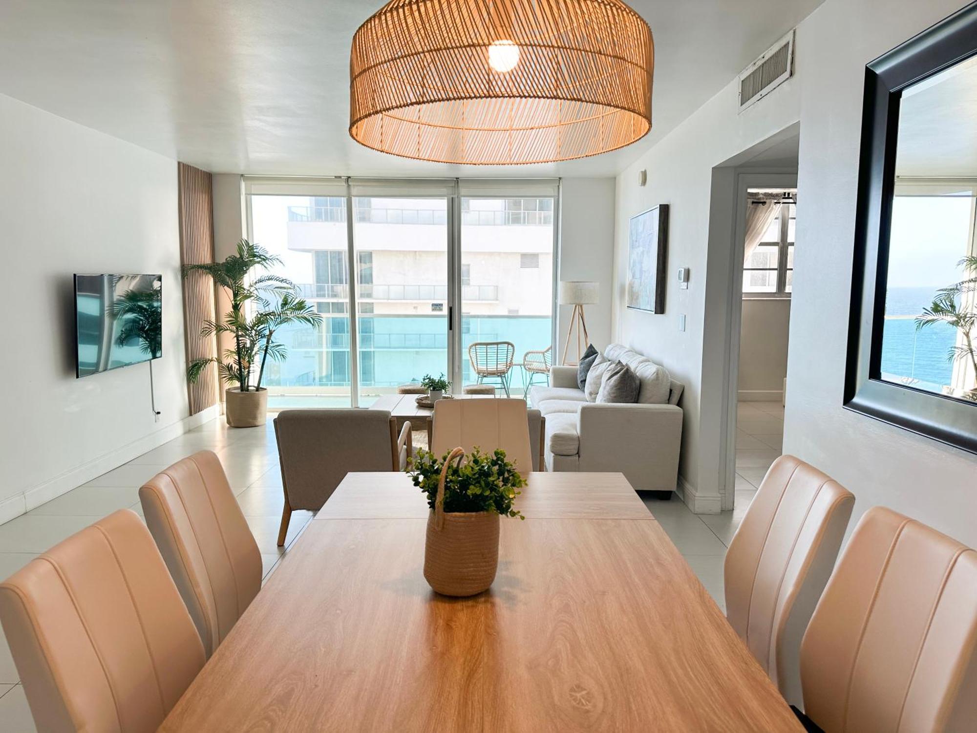 Departamento Frente Al Mar Con Salida Directa A Playa. Apartment Hollywood Luaran gambar